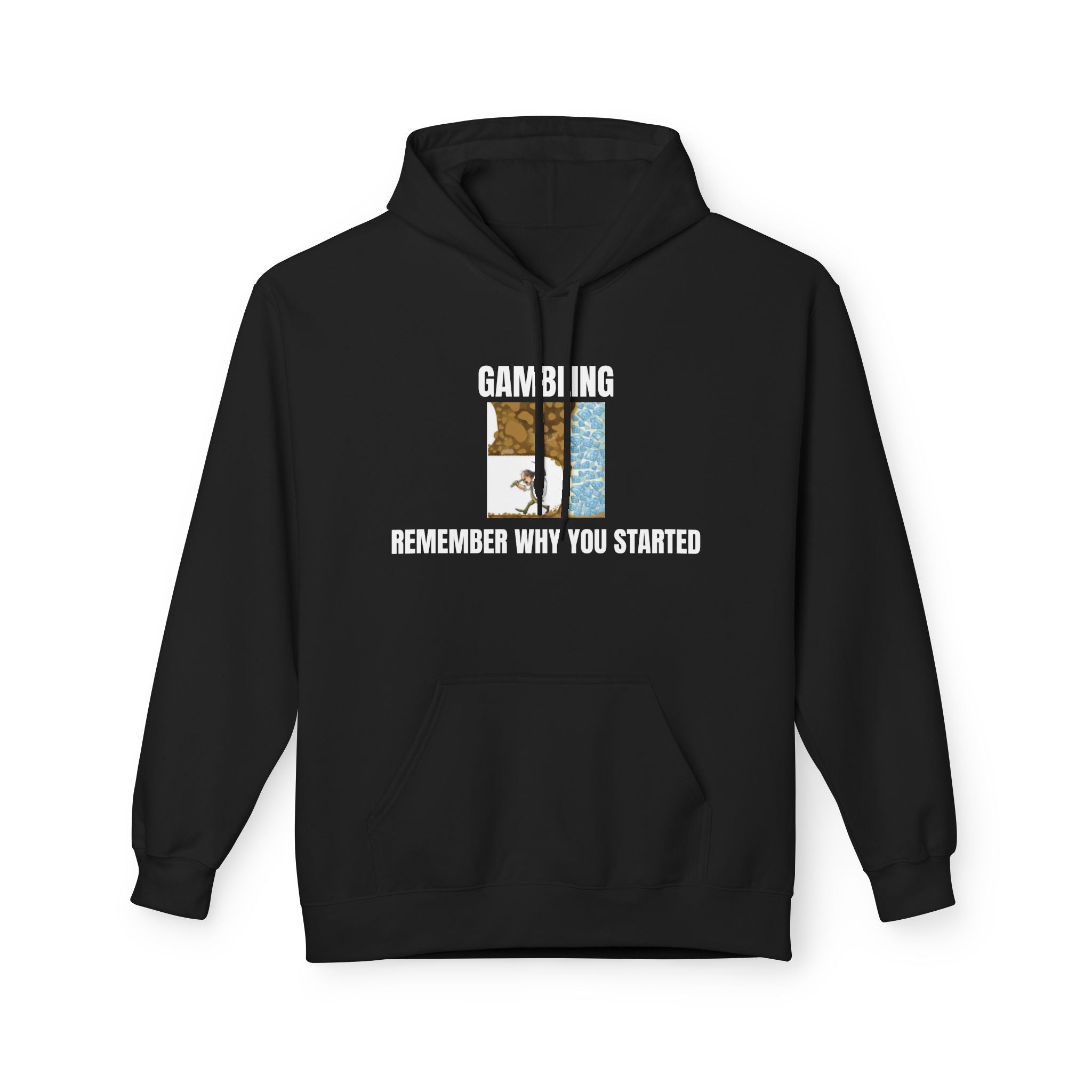 Hoodie — "Remember Why You Started" Motivational Graphic Hoodie