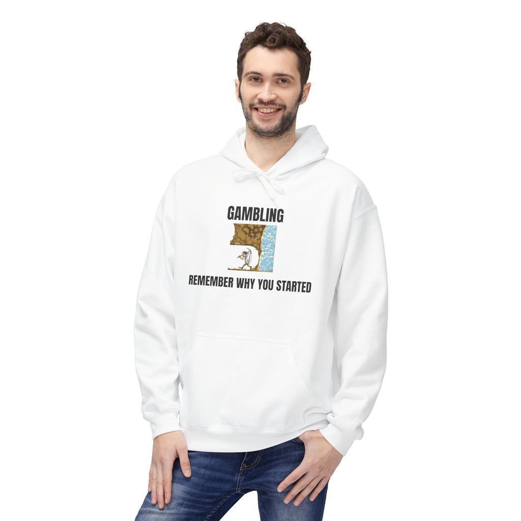 Hoodie — "Remember Why You Started" Motivational Graphic Hoodie
