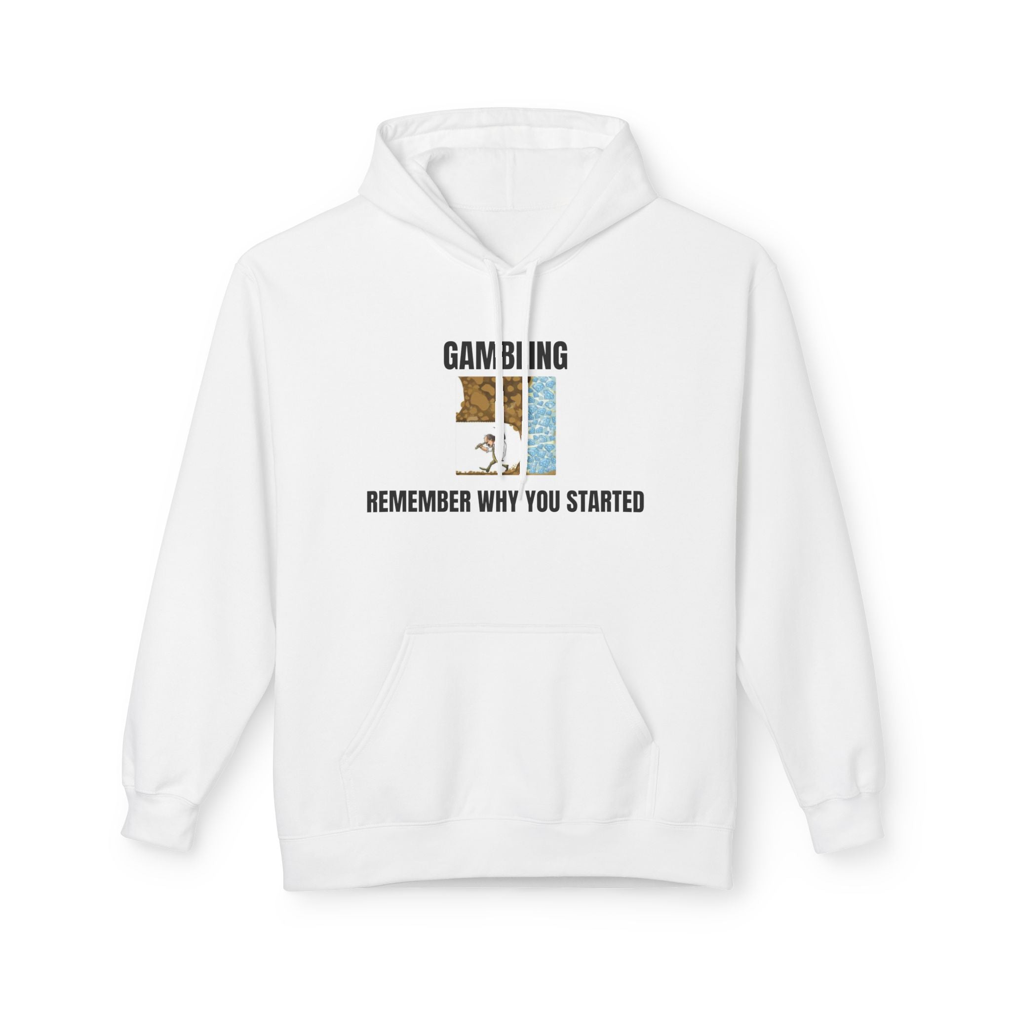Hoodie — "Remember Why You Started" Motivational Graphic Hoodie